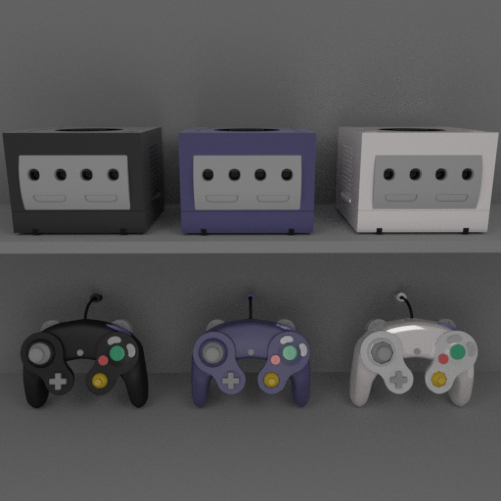 Nintendo Gamecube with controller preview image 1